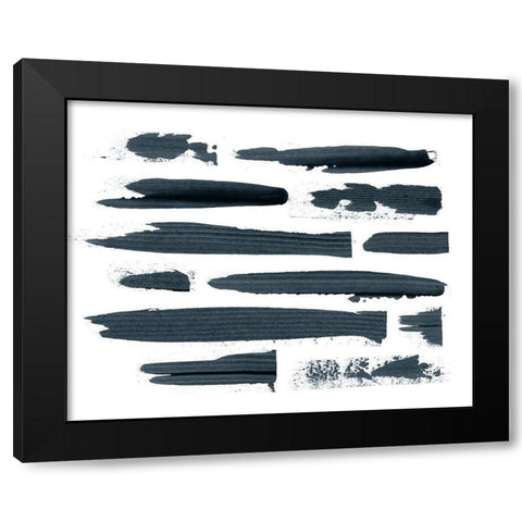 Scrape II Black Modern Wood Framed Art Print with Double Matting by Popp, Grace