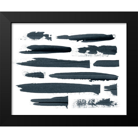 Scrape II Black Modern Wood Framed Art Print by Popp, Grace