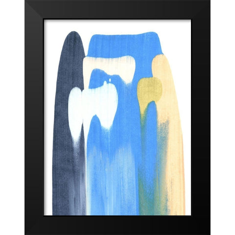 Landslide III Black Modern Wood Framed Art Print by Caroline, Emma