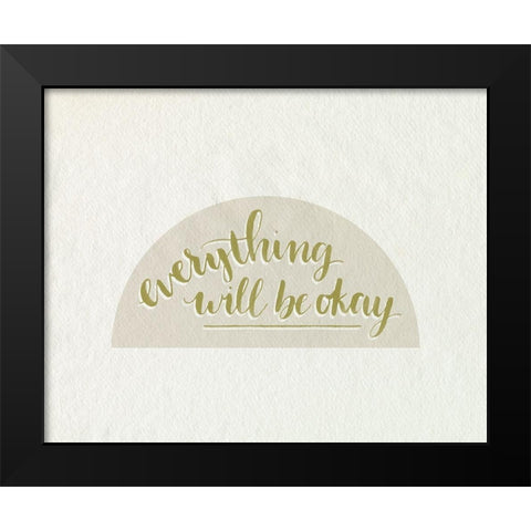 Daily Reminders I Black Modern Wood Framed Art Print by Popp, Grace