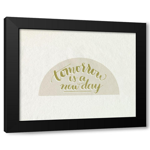 Daily Reminders II Black Modern Wood Framed Art Print with Double Matting by Popp, Grace