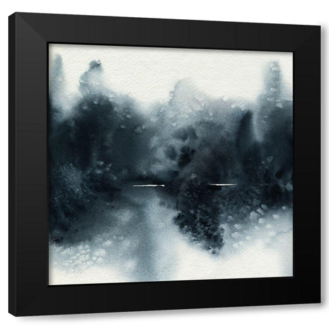 Winter Months II Black Modern Wood Framed Art Print with Double Matting by Popp, Grace