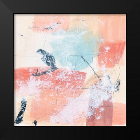 Warm Underneath I Black Modern Wood Framed Art Print by Wang, Melissa