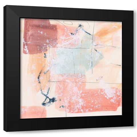 Warm Underneath IV Black Modern Wood Framed Art Print with Double Matting by Wang, Melissa