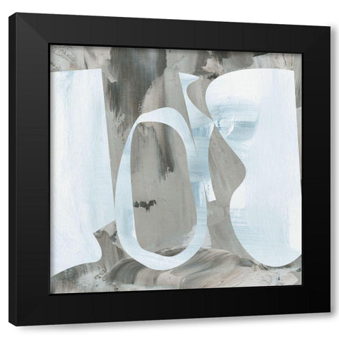 Cave Formation II Black Modern Wood Framed Art Print with Double Matting by Wang, Melissa