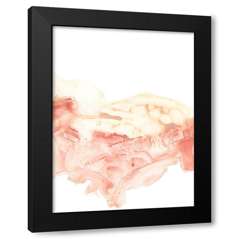 Sandstone Waveform I Black Modern Wood Framed Art Print with Double Matting by Vess, June Erica