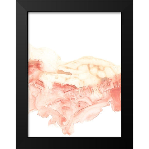 Sandstone Waveform I Black Modern Wood Framed Art Print by Vess, June Erica