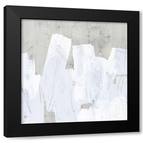 Ice Shield I Black Modern Wood Framed Art Print by Vess, June Erica