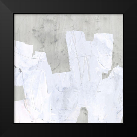 Ice Shield II Black Modern Wood Framed Art Print by Vess, June Erica