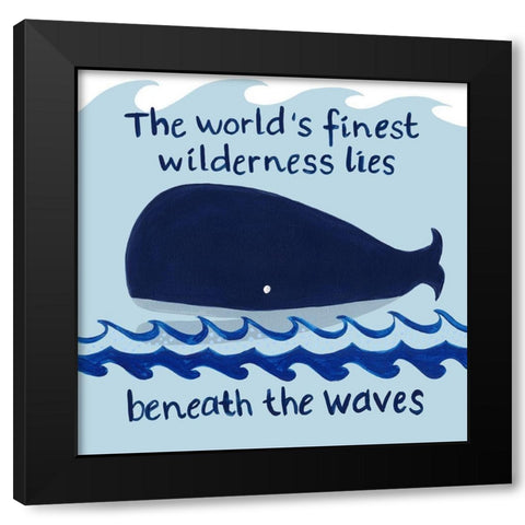 Nautical Explorer I Black Modern Wood Framed Art Print by Moore, Regina
