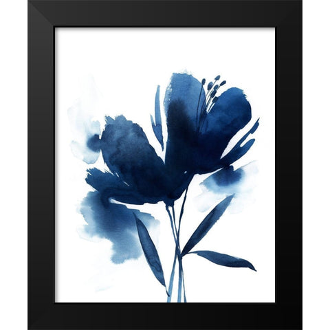 Blazing Bloom I Black Modern Wood Framed Art Print by Popp, Grace