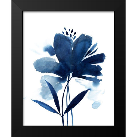 Blazing Bloom II Black Modern Wood Framed Art Print by Popp, Grace