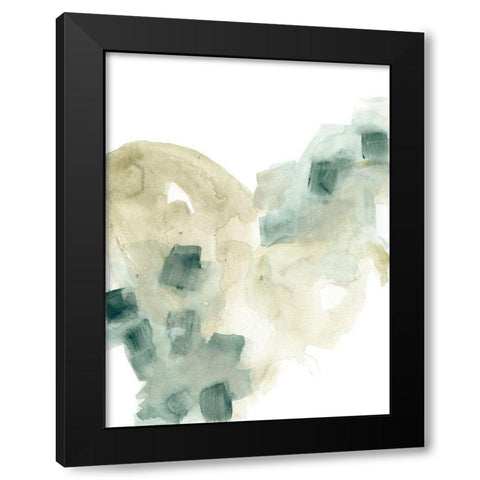 Fluid Dynamics I Black Modern Wood Framed Art Print with Double Matting by Vess, June Erica