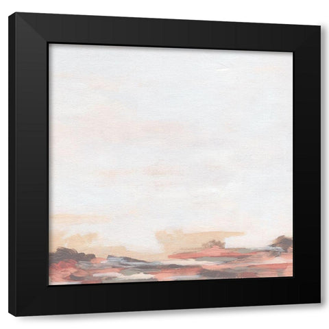 Rose Inlet I Black Modern Wood Framed Art Print by Vess, June Erica