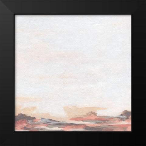 Rose Inlet I Black Modern Wood Framed Art Print by Vess, June Erica