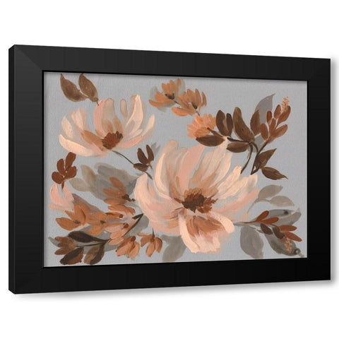 Autumns Bouquet I Black Modern Wood Framed Art Print with Double Matting by Goldberger, Jennifer