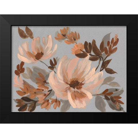 Autumns Bouquet I Black Modern Wood Framed Art Print by Goldberger, Jennifer