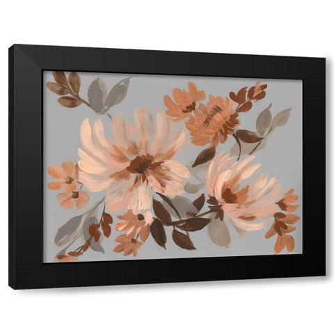 Autumns Bouquet II Black Modern Wood Framed Art Print with Double Matting by Goldberger, Jennifer