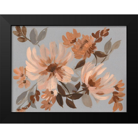 Autumns Bouquet II Black Modern Wood Framed Art Print by Goldberger, Jennifer