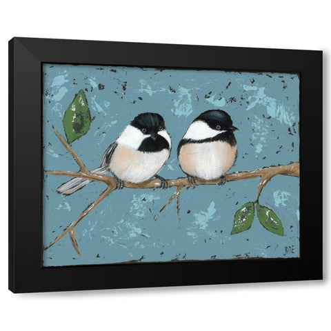 Best Buds I Black Modern Wood Framed Art Print by Reynolds, Jade