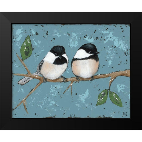 Best Buds I Black Modern Wood Framed Art Print by Reynolds, Jade