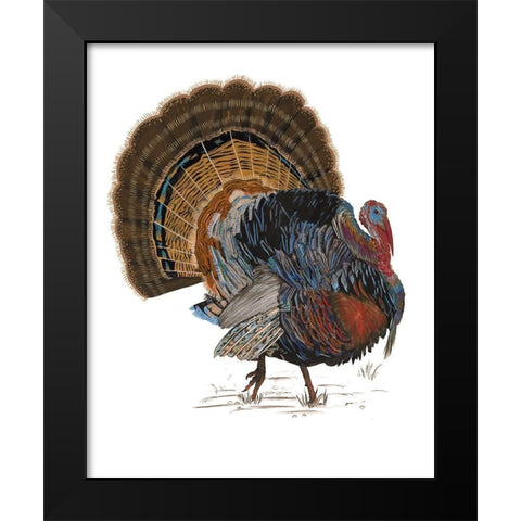 Turkey Study I Black Modern Wood Framed Art Print by Wang, Melissa