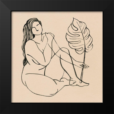 Femme Figure III Black Modern Wood Framed Art Print by Popp, Grace