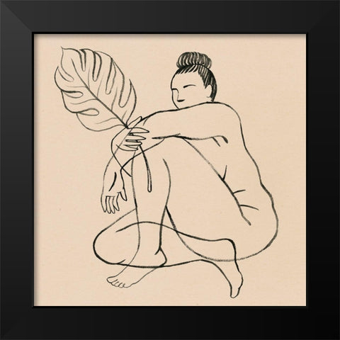 Femme Figure IV Black Modern Wood Framed Art Print by Popp, Grace