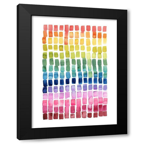 Under the Rainbow II Black Modern Wood Framed Art Print with Double Matting by Popp, Grace