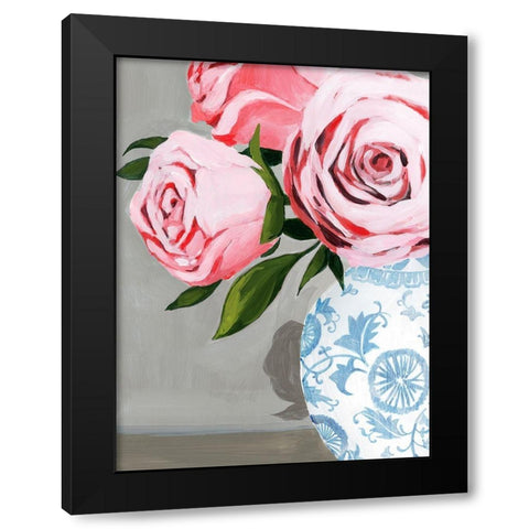 Autumnal Roses I Black Modern Wood Framed Art Print with Double Matting by Popp, Grace