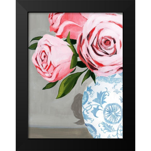 Autumnal Roses I Black Modern Wood Framed Art Print by Popp, Grace