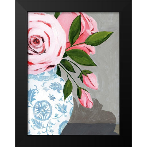 Autumnal Roses II Black Modern Wood Framed Art Print by Popp, Grace