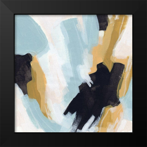 Electron Fissure I Black Modern Wood Framed Art Print by Vess, June Erica