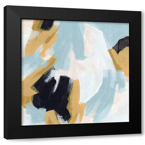 Electron Fissure II Black Modern Wood Framed Art Print with Double Matting by Vess, June Erica