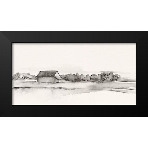 Wyeth Barn I Black Modern Wood Framed Art Print by Caroline, Emma