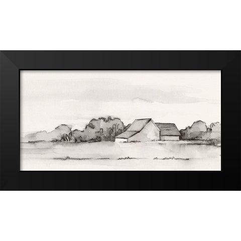 Wyeth Barn II Black Modern Wood Framed Art Print by Caroline, Emma