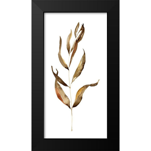 Autumn Stem I Black Modern Wood Framed Art Print by Goldberger, Jennifer