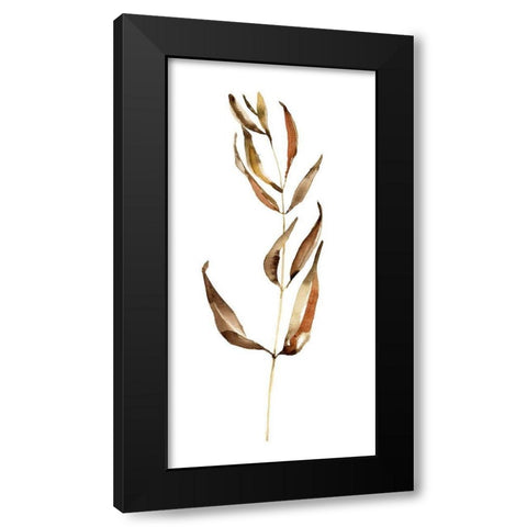 Autumn Stem II Black Modern Wood Framed Art Print with Double Matting by Goldberger, Jennifer