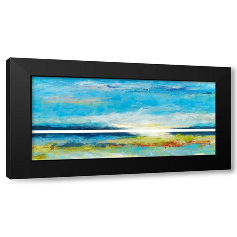 Tidings Black Modern Wood Framed Art Print with Double Matting by Bothne, Janet