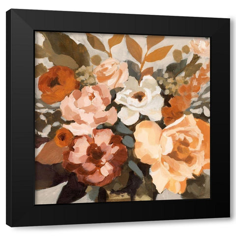 Autumnal Arrangement I Black Modern Wood Framed Art Print with Double Matting by Barnes, Victoria