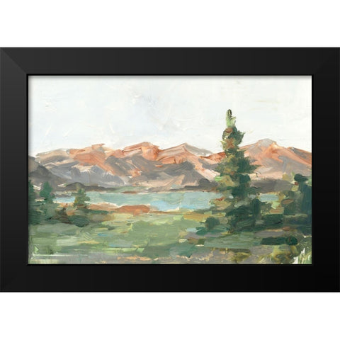 Rusty Mountains II Black Modern Wood Framed Art Print by Harper, Ethan