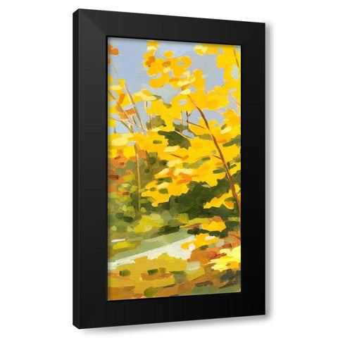 Autumn Hike I Black Modern Wood Framed Art Print by Caroline, Emma