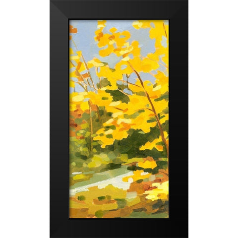 Autumn Hike I Black Modern Wood Framed Art Print by Caroline, Emma