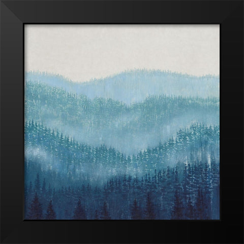 Smoky Ridge II Black Modern Wood Framed Art Print by OToole, Tim