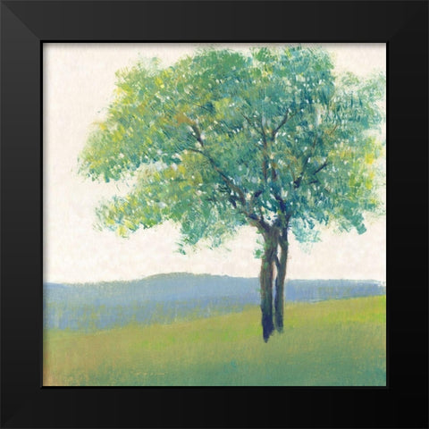 Solitary Tree II Black Modern Wood Framed Art Print by OToole, Tim