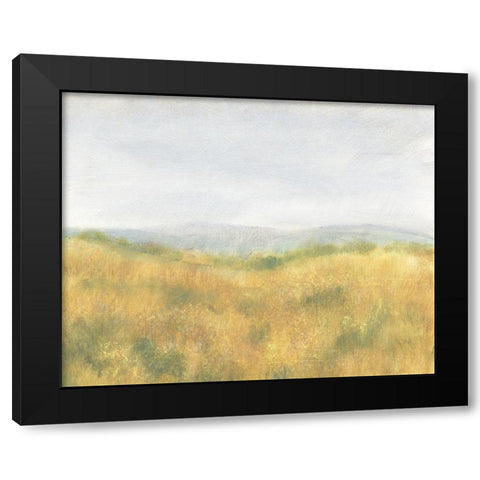 Wheat Fields I Black Modern Wood Framed Art Print with Double Matting by OToole, Tim