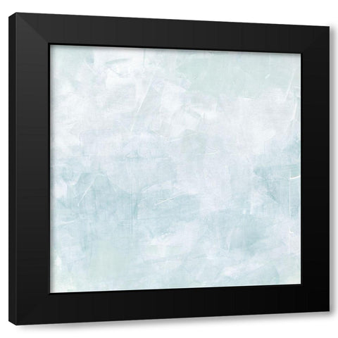 Drifting Blue I Black Modern Wood Framed Art Print by Caroline, Emma
