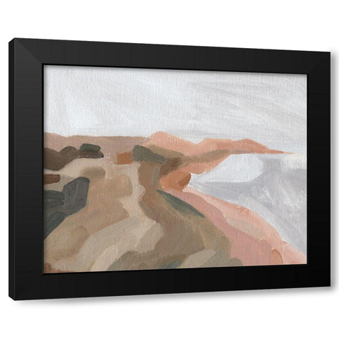 Autumn Coastline I Black Modern Wood Framed Art Print with Double Matting by Green, Jacob
