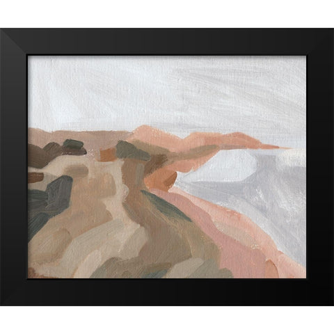 Autumn Coastline I Black Modern Wood Framed Art Print by Green, Jacob