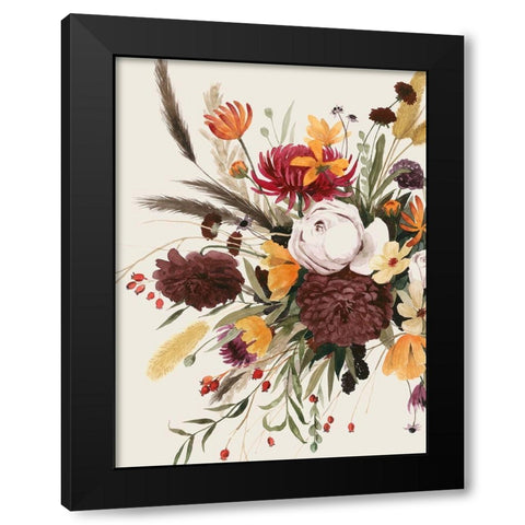 Equinox Bouquet I Black Modern Wood Framed Art Print with Double Matting by Popp, Grace